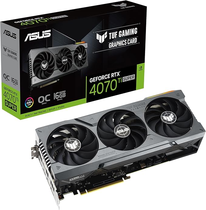 Asus TUF RTX 4070 Black Graphics Card