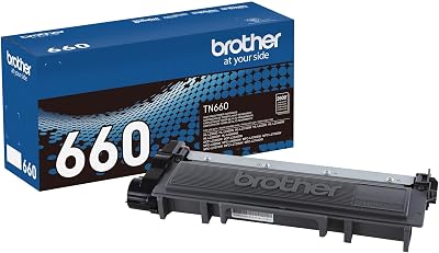 Brother genuine TN-660 high-yield black toner cartridge