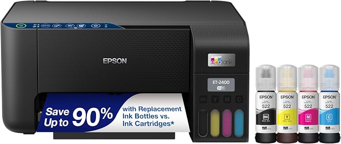 Epson EcoTank ET-2400 color all-in-one printer
